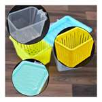 Fridge Storage Containers With Handle (4 Piece)